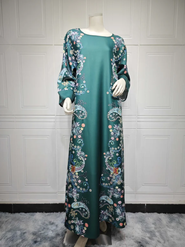 Women's Hot Diamond Pearl Jalabiya Dress - Image 6